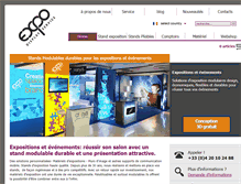 Tablet Screenshot of expodisplayservice.fr